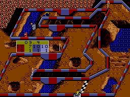 Super Off Road screenshot 3 for Sega Master System